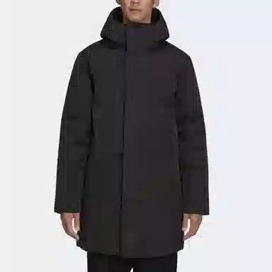 Y-3 Zip Windproof Down Jacket Black