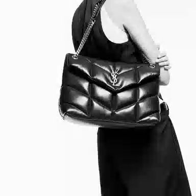 Saint Laurent Loulou Puffer Black