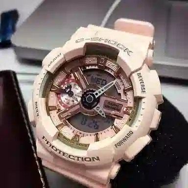 CASIO G-SHOCK GA-2100-1A1+GMA-S110MP-4A1ER