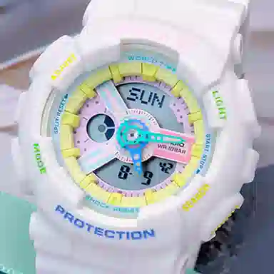 Casio G-Shock GA-700CT-1APR & Baby-G BA-110TM-7A