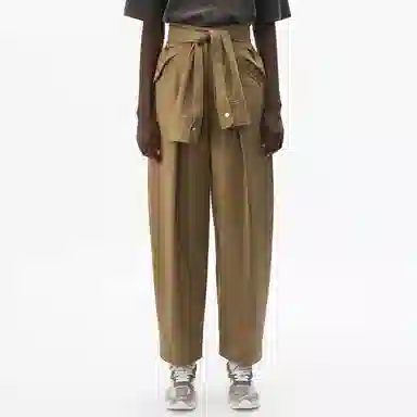 Alexander Wang Knot Front Pants Brown
