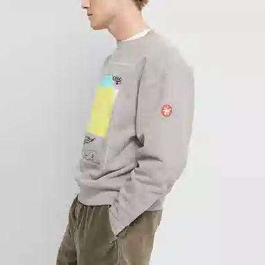 Cav Empt SS21 Sunset Print Crewneck Sweatshirt Grey
