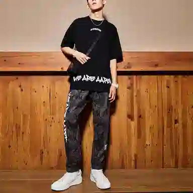 LiNing x Aape BADFIVE Black