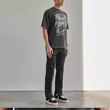 REPRESENT Tiger Head Black Tee