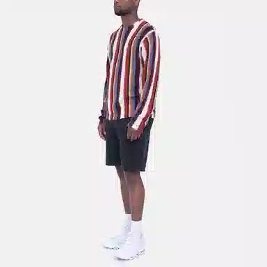 Stussy Vertical Striped Knit Crew