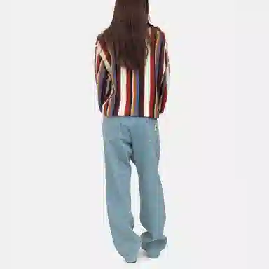 Stussy Vertical Striped Knit Crew