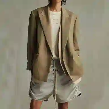 Fear of God the-seventh-collection FG Tee Vintage Concrete White FGLogoT