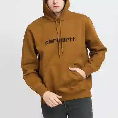 Carhartt WIP Logo Sweatshirt Brown