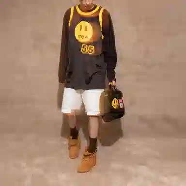 Drew House SS22 Mesh-mascot-basketball-jersey-black