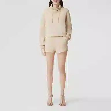 Burberry SS22 Logo Shorts Soft Taupe