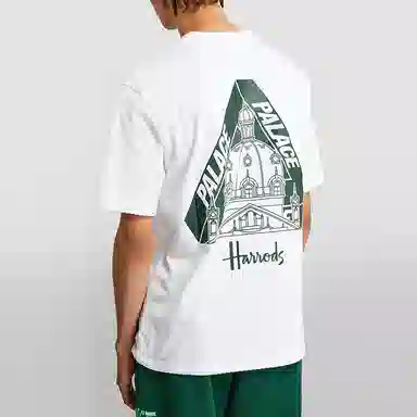 PALACE x Harrods FW21 Logo T-Shirt White LogoT