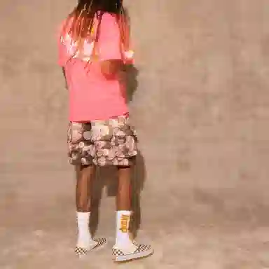 Drew House logo Doodle Joy Ss Tee Hot Pink T