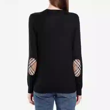 Burberry Pullover Knit Sweater Black