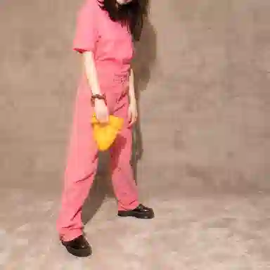 Drew House logo Doodle Joy Ss Tee Hot Pink T