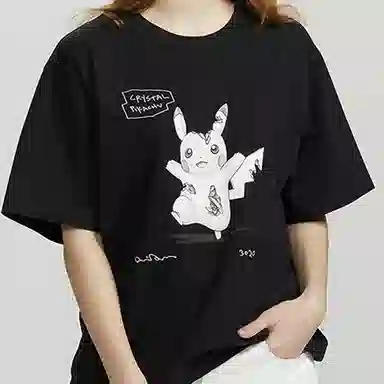 UNIQLO x Pokemon Pikachu T-Shirt Black
