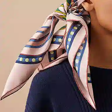 Hermes 90cm "Grand Celebration" Scarf Multicolor