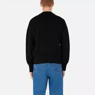 AMIPARIS FW21 V-Neck Logo Knit Sweater