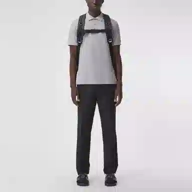 Burberry Polo Shirt Light Gray