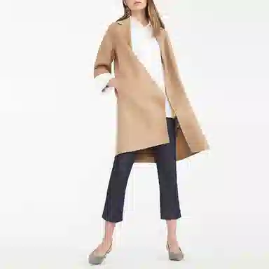 MaxMara Arona Wool Coat Light Brown