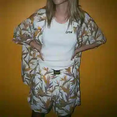 Drew House logo birds of paradise