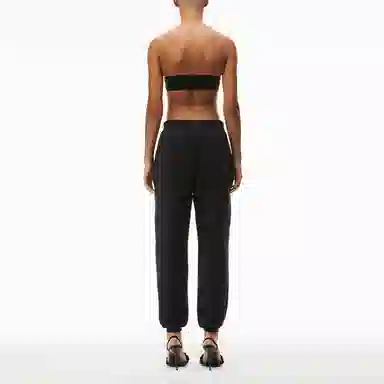 Alexander Wang FW21 Fleece Sweatpants Black