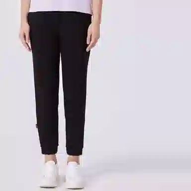 探路者 纯色贴身束脚弹力针织运动裤 女款