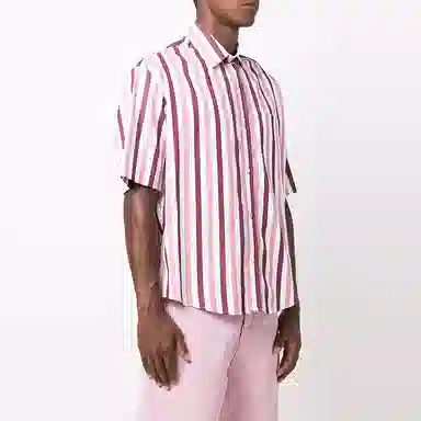 AMIPARIS SS22 Colorblock Striped Shirt