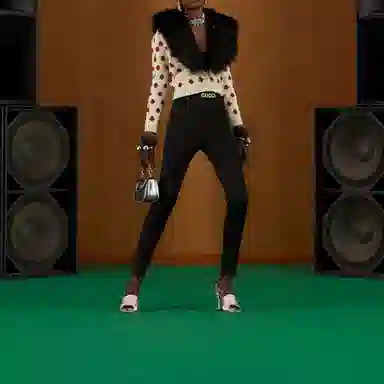 GUCCI SS22 Black Leggings