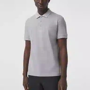 Burberry Polo Shirt Light Gray