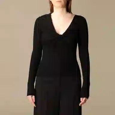 Alexander McQueen FW21 Black Knit Sweater