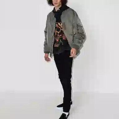 REPRESENT FW21 Black Distressed Skinny Jeans