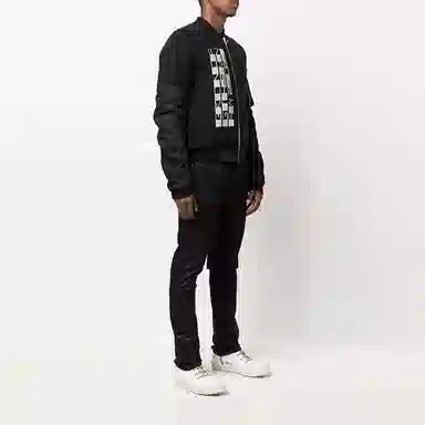 Rick Owens DRKSHDW FW21 Bomber Jacket Black