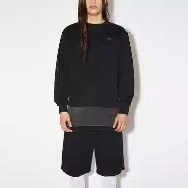Acne Studios Face Black Sweatshirt