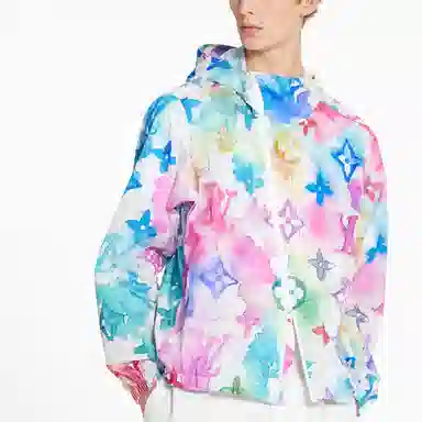 Louis Vuitton SS21 Ink Print Windbreaker