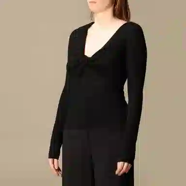 Alexander McQueen FW21 Black Knit Sweater