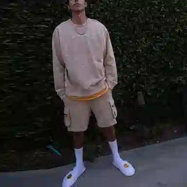 Drew House Cargo Sweatshort Khaki