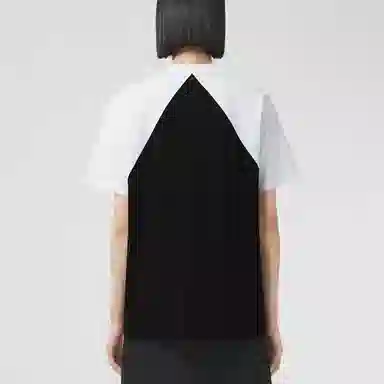 Burberry FW21 Colorblock Star Print T-Shirt White