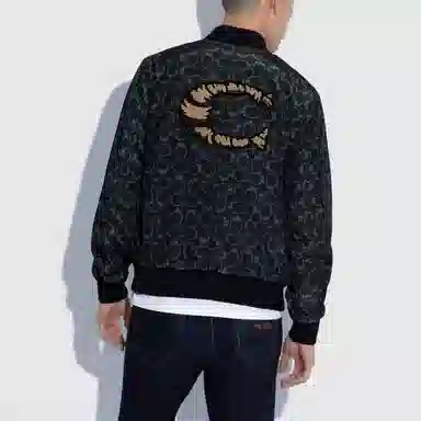 COACH x Jordan FW21 Leather Jacket