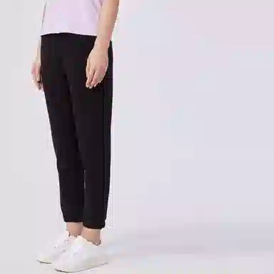 探路者 纯色贴身束脚弹力针织运动裤 女款