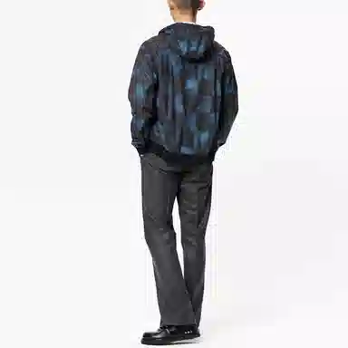 Louis Vuitton FW21 Zip Hoodie Jacket Blue
