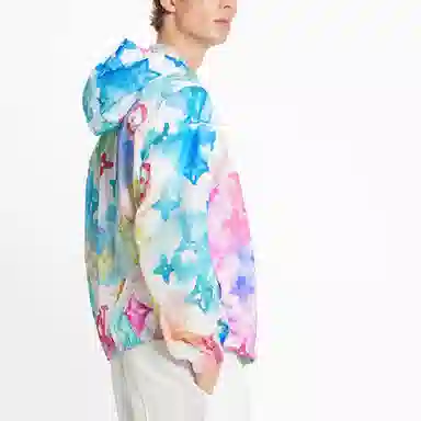 Louis Vuitton SS21 Ink Print Windbreaker