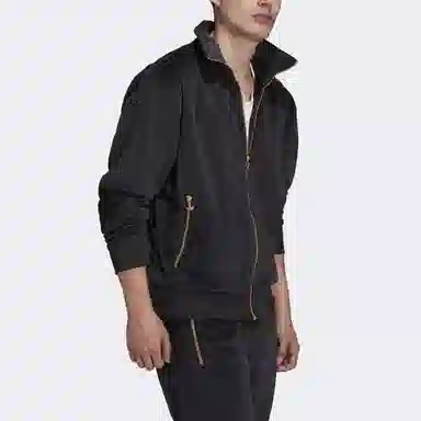 adidas Originals Velvet Track Jacket Black