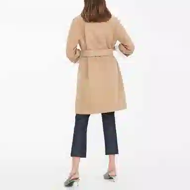 MaxMara Arona Wool Coat Light Brown