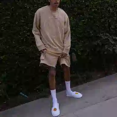 Drew House Cargo Sweatshort Khaki