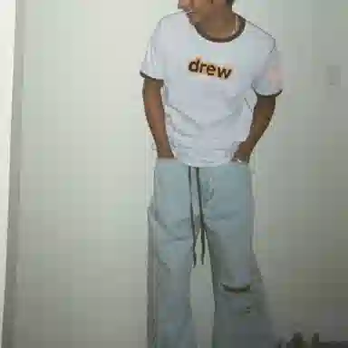 Drew House Secret Ss Ringer Tee White/Brown