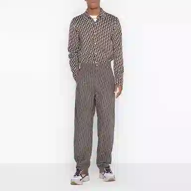 Dior SS22 Logo Brown Shirt