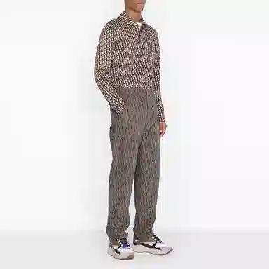 Dior SS22 Logo Brown Shirt