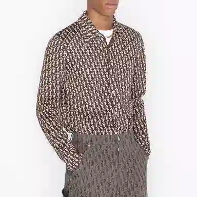 Dior SS22 Logo Brown Shirt