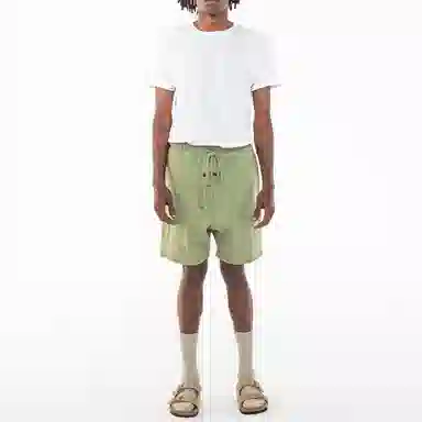 Fear of God Essentials x Union LA FW21 Vintage Short Green Logo