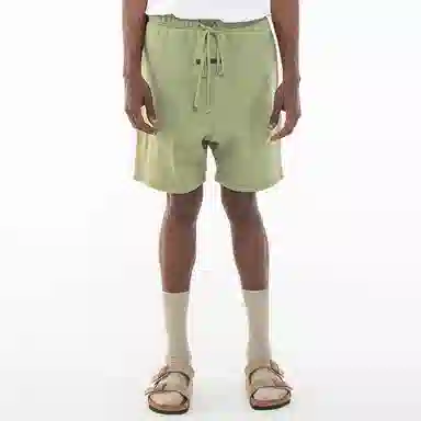 Fear of God Essentials x Union LA FW21 Vintage Short Green Logo